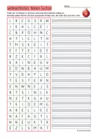 Vorschau - Arbeitsblätter - Wortarten-Suchsel – Weihnachten (Klasse 1-3) - Seite 2