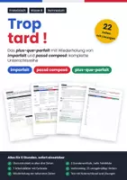 Vorschau - Stundenentwürfe - Plus-que-parfait Französisch Klasse 8 mit Wiederholung imparfait und passé composé | Unterrichtsreihe mit Übersichtsblatt, Verbtraining, Test und Lösungen - Deckblatt