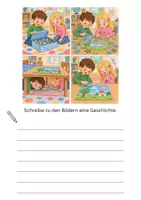 Vorschau - Arbeitsblätter - Eine Bildergeschichte schreiben - Puzzeln - Seite 3