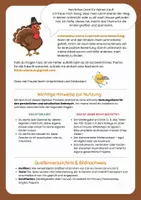 Vorschau - Poster - Thanksgiving Alphabet - Englisches ABC-Lernposter für die Grundschule - Seite 1