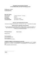 Vorschau - Stundenentwürfe - Unterrichtspraktische Prüfung Klasse 3 Kombinatorik Tresor - Deckblatt