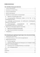 Vorschau - Stundenentwürfe - Unterrichtspraktische Prüfung Klasse 3 Kombinatorik Tresor - Seite 1