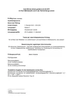 Vorschau - Stundenentwürfe - Unterrichtspraktische Prüfung Klasse 2 Zahlenmauern - Deckblatt