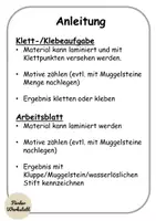 Vorschau - Arbeitsblätter - Klettaufgaben: Menge 20 - WEIHNACHTEN - NEUJAHR - Menge legen - TEACCH - Seite 1