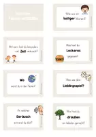 Vorschau - Aufgabenkarten - Von den Ferien erzählen - Fragekarten - Seite 3