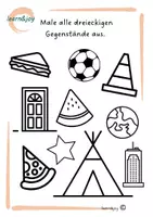 Vorschau - Arbeitsblätter - Formen erkennen-Spielerische Übungen für Kinder - Deckblatt