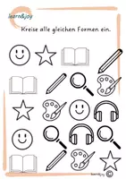 Vorschau - Arbeitsblätter - Formen erkennen-Spielerische Übungen für Kinder - Seite 3