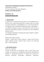 Vista previa - Unidades / Secuencias / Situaciones de Aprendizaje - Actividades audiovisuales / 2º Curso de ESO - página 1