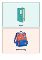 Vorschau - Poster - Classroom Wordcards – 16 Bildkarten zum Klassenzimmer - Seite 2