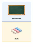 Vorschau - Poster - Classroom Wordcards – 16 Bildkarten zum Klassenzimmer - Seite 3