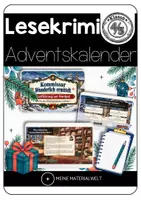 Vorschau - Interaktives Material - Lesekrimi Adventskalender für Klasse 4/5 - Entführung am Nordpol - Deckblatt