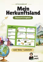 Vorschau - Arbeitsblätter - Steckbrief Herkunftsland - DAZ - Deckblatt