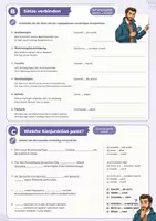 Vorschau - Arbeitsblätter - Grammatiktraining Zweiteilige Konjunktionen - B2 - DaZ DaF - Seite 2