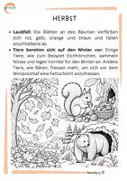 Vorschau - Arbeitsblätter - Die vier Jahreszeiten – Veränderungen in der Natur entdecken - Seite 1