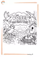 Vorschau - Arbeitsblätter - Vögel und ihre Welt – Lernpaket für den Sachunterricht - Deckblatt
