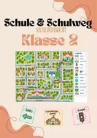 Vorschau - Stundenentwürfe - Schule & Schulweg (Klasse 2) - Einheit mit 3 Unterrichtsstunden - Deckblatt