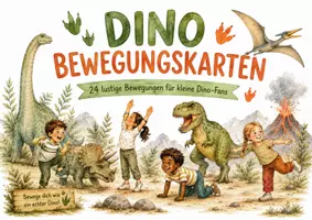 Vorschau - Spiele - Dino-Bewegungskarten 24 Bewegungsideen - Seite 1
