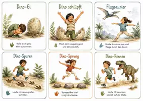 Vorschau - Spiele - Dino-Bewegungskarten 24 Bewegungsideen - Seite 3