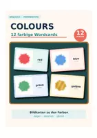 Vorschau - Poster - Colours - 12 Farbkarten als Wordcards - Deckblatt