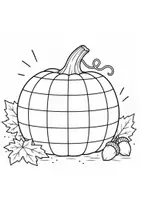 Vorschau - Mal- und Bastelvorlagen - HERBST 5 Min. Beschäftigung - QUADRAT AUSMALBILDER - Seite 2