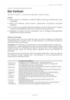 Vorschau - Unterrichtsreihen - Der Vorleser – Buch-Film-Vergleich zur Verfilmung 2008: Produktionsgeschichte & veränderter Schluss (Oberstufe) - Deckblatt