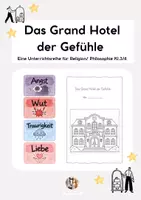 Vorschau - Arbeitsblätter - Das Grand Hotel der Gefühle für Klasse 3/4 - Deckblatt