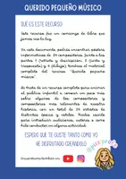 Vista previa - Unidades / Secuencias / Situaciones de Aprendizaje - Querido Pequeño Músico 🎼💌 - página 2