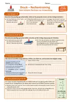 Vorschau - Unterrichtsreihen - Druck Rechentraining – Physik Sek I Arbeitsblätter inkl. Lösungen - Deckblatt
