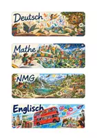 Vorschau - Poster - Unsere Schulfächer – farbenfrohe Stundenplankarten für die Primarschule - Deckblatt