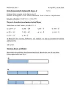 Vorschau - Arbeitsblätter - Klassenarbeiten Mathematik (5/6/7) – Wachsendes Materialpaket - Seite 1