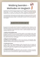 Vorschau - Arbeitsblätter - Mobbing beenden - handlungsorientiert - Seite 1