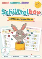 Vorschau - Stundenentwürfe - Schüttelbox: Zahlen zerlegen bis 10 | Arbeitsblätter, Spiel und Tauschaufgaben | Klasse 1 - Deckblatt