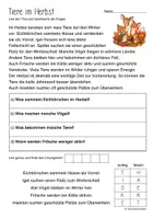 Vorschau - Arbeitsblätter - Lesen & Verstehen - Im Herbst (Klasse 1-2) - Seite 3