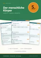 Vorschau - Arbeitsblätter - Menschlicher Körper Biologie 5 Realschule - Seite 1