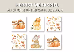 Vorschau - Bildkarten - Herbst-Merkspiel – 36 Kartenpaare zum Entdecken & Lernen - Seite 2