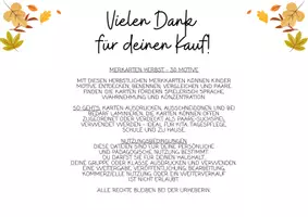 Vorschau - Bildkarten - Herbst-Merkspiel – 36 Kartenpaare zum Entdecken & Lernen - Seite 3