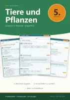 Vorschau - Arbeitsblätter - Tiere und Pflanzen Biologie 5 Realschule - Deckblatt
