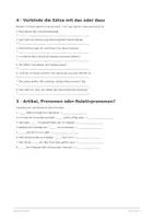 Vorschau - Arbeitsblätter - DAS oder DASS? – Regeln, Ersatzprobe mit Lösungen - Seite 3