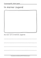 Vorschau - Arbeitsblätter - Kostenloses Erinnerungsheft Biografiearbeit Jugend für Senioren - Seite 3