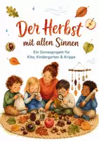 Vorschau - Stationenlernen - Der Herbst - mit allen Sinnen / Projekt für Kinder - Deckblatt