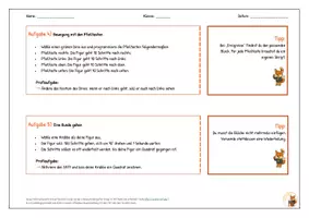 Vorschau - Arbeitsblätter - Ferdinand Fuchs und das Programmieren in Scratch - 10 Übungsaufgaben - Seite 3