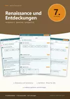 Vorschau - Arbeitsblätter - Renaissance Geschichte 7 Realschule - Deckblatt