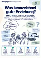 Vorschau - Arbeitsblätter - Pädagogik Erziehungswissenschaft EF - Was kennzeichnet gute Erziehung? - Mit KI denken - Deckblatt