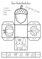 Vorschau - Spiele - Herbstkörbchen I 4 Bastelvorlagen I Herbstbingo - Seite 3