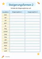 Vorschau - Arbeitsblätter - Steigerungsformen - Seite 3