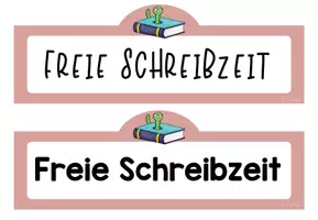 Vorschau - Poster - Freie Schreibzeit - Materialpaket - Seite 3