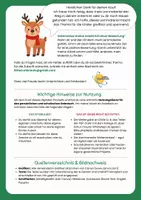Vorschau - Mal- und Bastelvorlagen - Weihnachtliche A4-Bastelvorlagen (Hand- & Fingerabdrücke) für die Grundschule - Seite 1