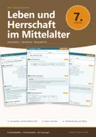 Vorschau - Arbeitsblätter - Mittelalter Geschichte 7 Realschule - Deckblatt
