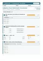 Vorschau - Test - Halbjahres-Check Mathematik 2 Grundschule – Test 1. Halbjahr - Seite 1