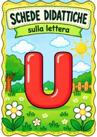 anteprima - Altro tipo di materiale - Schede didattiche lettera U - Pagina di copertina